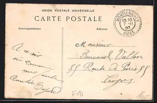 AK Montiéramey, Grande Rue