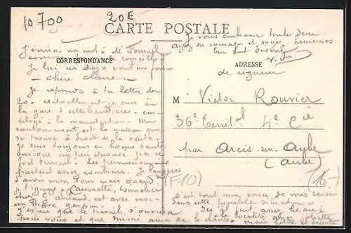 AK Allibaudières, Avenue de la Gare