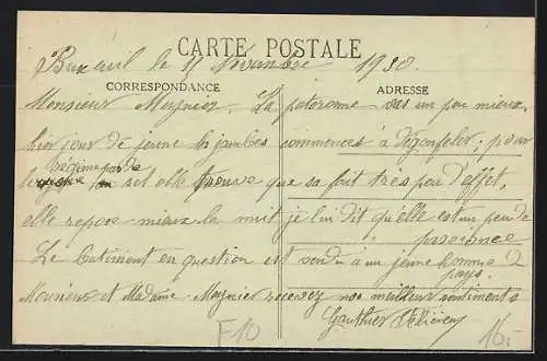 AK Buxeuil, Entrée par la Route de Troyes