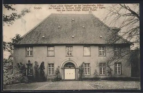 AK Soest, Haus zum Spiegel an der Jakobistrasse
