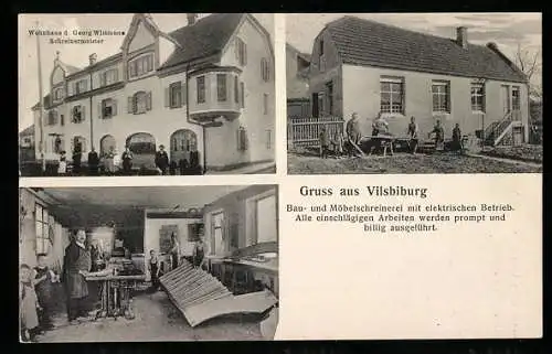 AK Vilsbiburg, Wohnhaus und Schreinerei Georg Wittmann