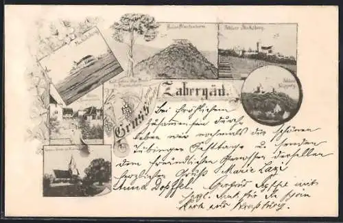 AK Brackenheim / Zabergäu, Schloss, Michelsberg, Kirche, Ruine Blankenhorn