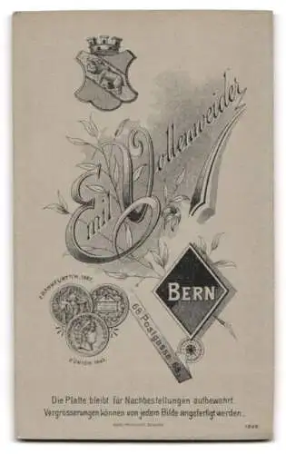 Fotografie Emil Vollenweider, Bern, Postgasse 68, Porträt zweier Damen