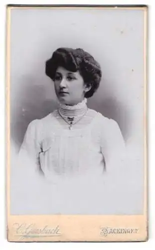 Fotografie C. Gersbach, Säckingen, Porträt einer Dame