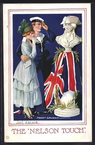 Künstler-AK Fred Spurgin: The Nelson Touch