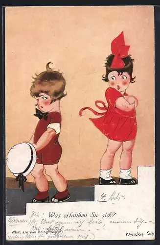 Künstler-AK Chicky Spark: Was erlauben Sie sich?