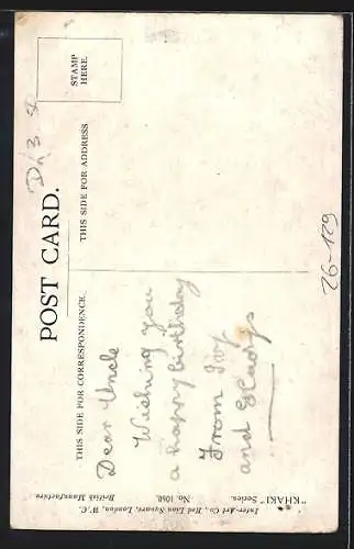 Künstler-AK Fred Spurgin: Eyes Front, Dad!