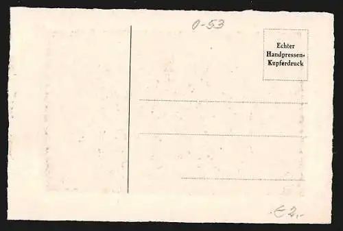 Künstler-AK Weimar / Thüringen, Goethes Rosengarten