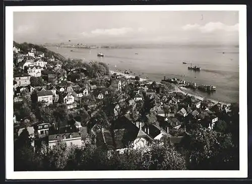 AK Hamburg-Blankenese, Blick vom Süllberg