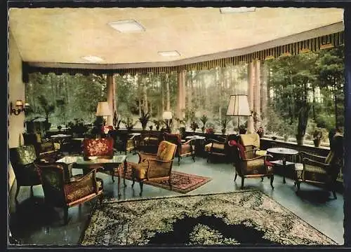 AK Bad Bramstedt /Holstein, Kurhotel Gutsmann, Innenansicht