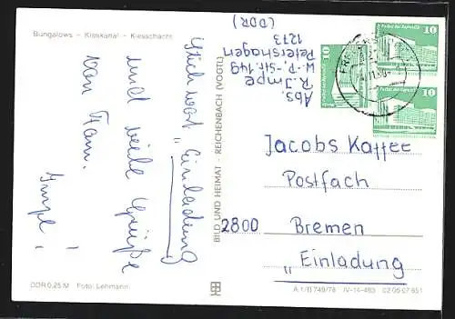 AK Kagel, Jugenderholungszentrum Kagel, Bungalows, Kieskanal