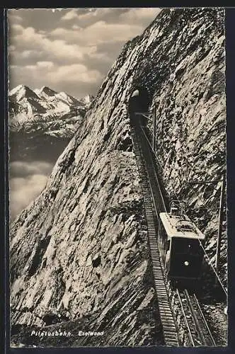 AK Pilatusbahn an der Eselwand