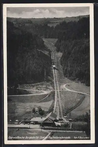 AK Oberweissbach, Oberweissbacher Bergbahn Tal-Station Obstfelderschmiede