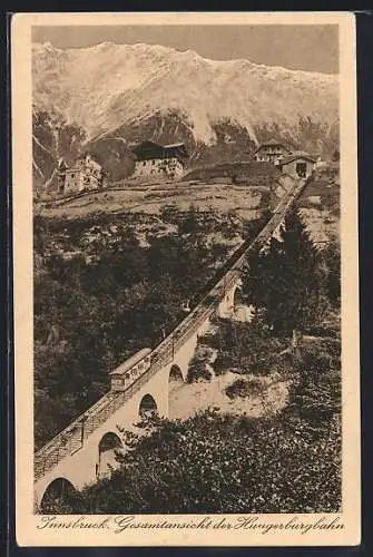 AK Innsbruck, Gesamtansicht der Hungerburgbahn