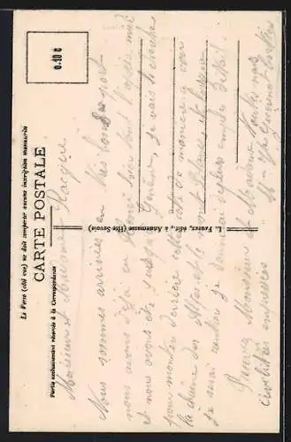 AK Monnetier /Hte-Savoie, Le Château et le Funiculaire du Salève, Bergbahn