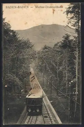 AK Baden-Baden, Merkur-Drahtseilbahn