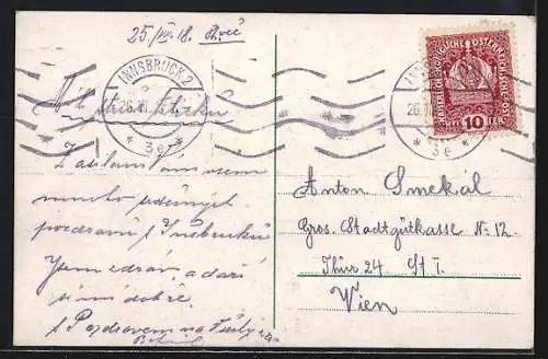 AK Innsbruck, Drahtseilbahn auf die Hungerburg