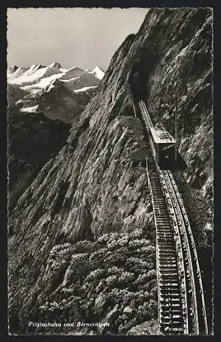 AK Pilatusbahn und Berneralpen