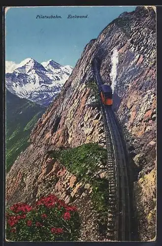 AK Pilatusbahn, Tunneleingang an der Eselwand