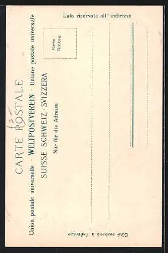 AK Brünigbahn, Bergbahn an der Passhöhe