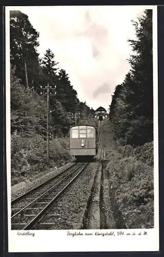 AK Heidelberg, Bergbahn zum Königstuhl