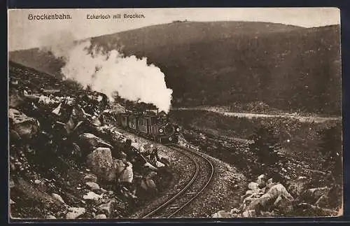 AK Brockenbahn am Eckerloch
