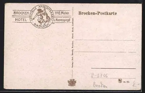 AK Brockenbahn am Eckerloch