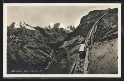 AK Hegernalp, Niesenbahn am Viadukt