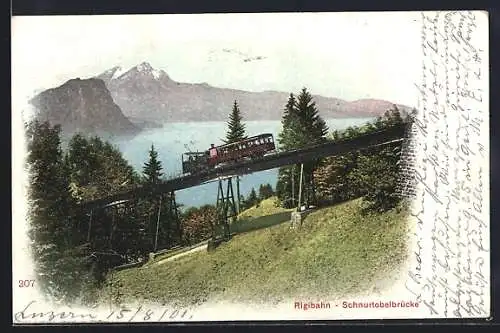 AK Rigibahn, Schnurtobelbrücke