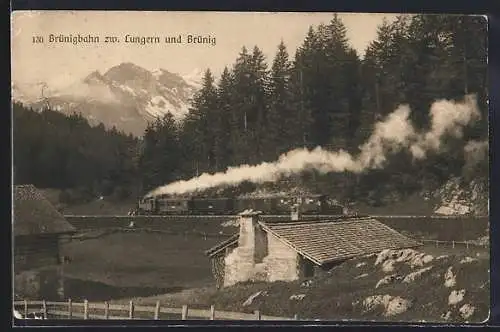 AK Brünigbahn zwischen Lungern und Brünig