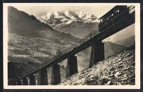 AK Niesen-Bahn u. Blümlisalp, Bergbahn