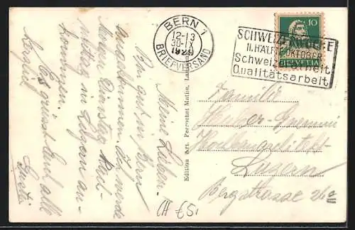 AK Niesen-Bahn u. Blümlisalp, Bergbahn