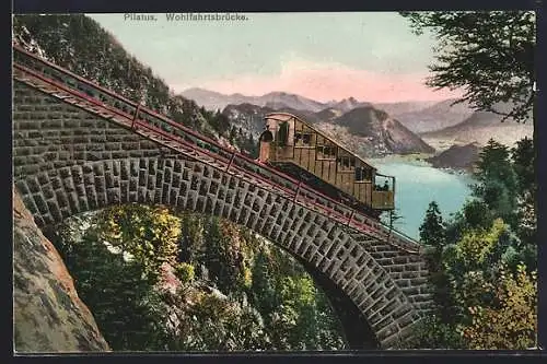 AK Pilatus, Bergbahn und Wohlfahrtsbrücke