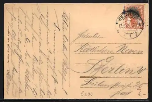 AK Wiesbaden, Nerobergbahn mit Neroberg