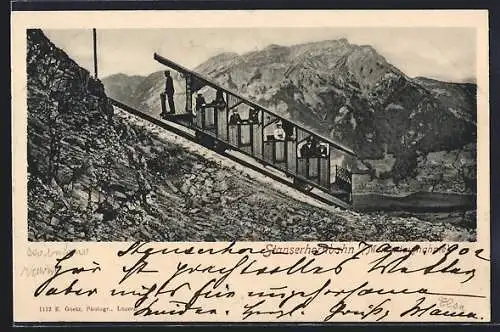 AK Stanserhornbahn in Fahrt