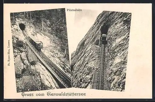 AK Pilatusbahn am Vierwaldstättersee