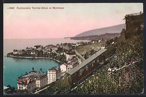 AK Funiculaire Territet-Glion, Bergbahn
