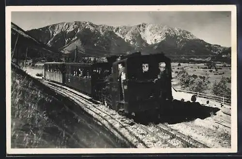 AK Puchberg am Schneeberg, Motiv der Zahnradbahn