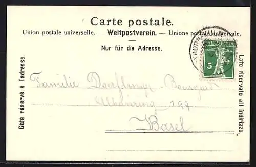 AK Rothornkulm mit Bergbahn