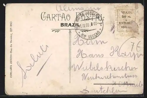 AK Rio de Janeiro, E. F. Corcovado, Bergbahn