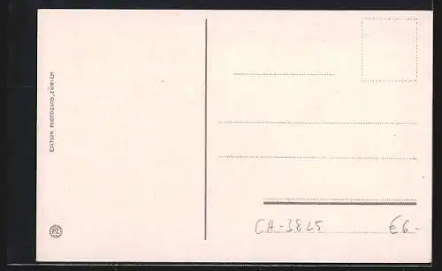 AK Mürrenbahn mit Bergspitze Jungfrau, Bergbahn