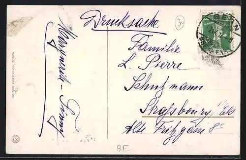 AK Wengernalpbahn, Jungfrau, Silberhorn, Grosshorn, Breithorn