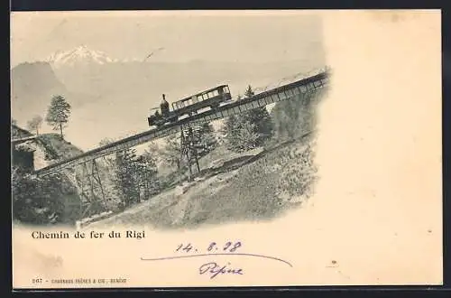 AK Chemin de fer du Rigi, Bergbahn