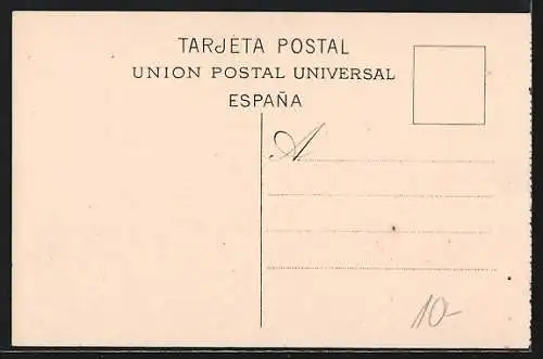 AK Barcelona, Funicular a Vallvidrera, Cruce