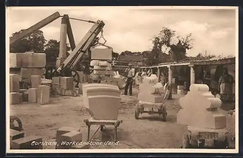 AK Corsham, Worked-Stone Yard