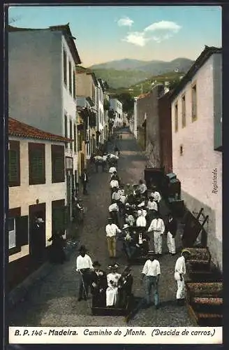 AK Madeira, Caminho do Monte, Descida de carros