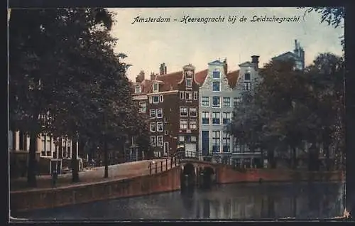 AK Amsterdam, Heerengracht bij de Leidschegracht