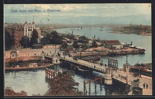 AK Rotterdam, Oude hoofd met Maas