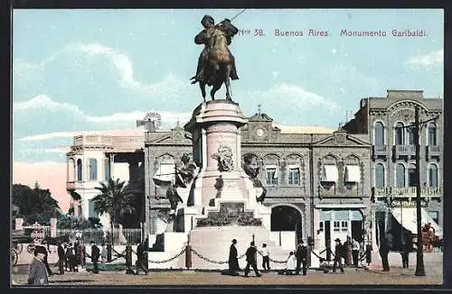AK Buenos Aires, Monumento Garibaldi