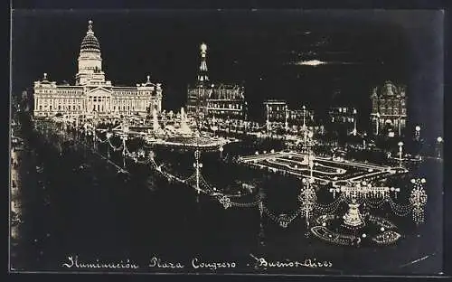 AK Buenos Aires, Iluminación Plaza Congreso